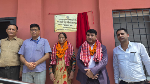 कैलालीमा जलस्रोत र सिँचाइ कार्यालय भवनको उद्घाटन