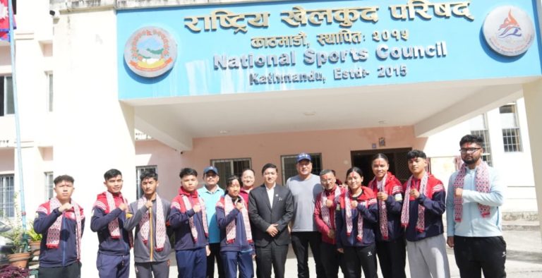 यु–२२ कराते च्याम्पियनसिपमा भाग लिन नेपाली कराते टोली चीन जाने