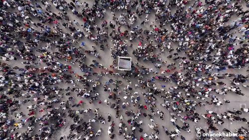 ड्रोनबाट देखिएको जेन जी विद्रोह : सौहार्दतादेखि संहारसम्म