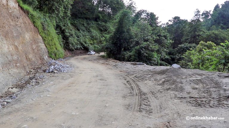 गुल्मीको भाडगाउँ–रातडाडा सडक स्तरोन्नतिको काम तीव्र