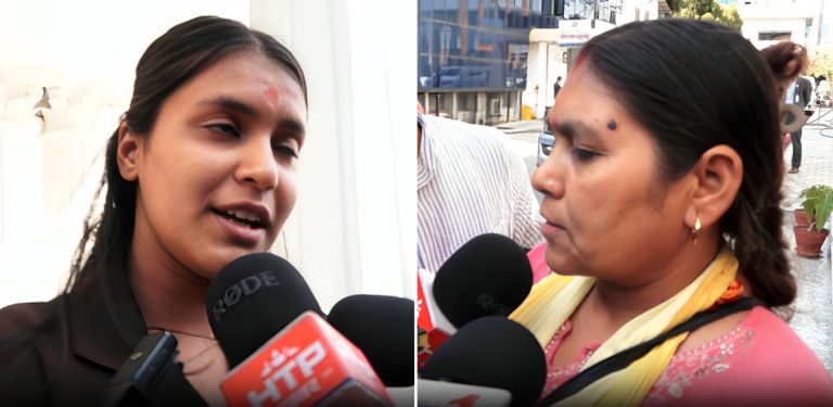 विपिनकी आमा र बहिनीले भेटे प्रधानमन्त्री
