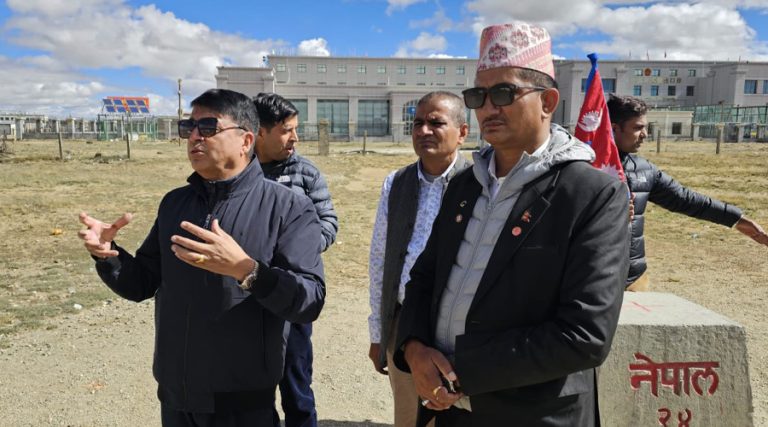 कोरला नाका स्तरोन्नति गर्न महासंघ अध्यक्ष ढकालको आग्रह