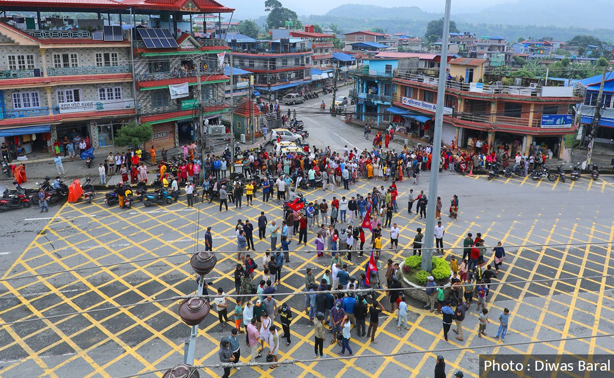 समाजको मनोबल बढाउन जेन-जीसहितले थाले बस्तीमा गस्ती