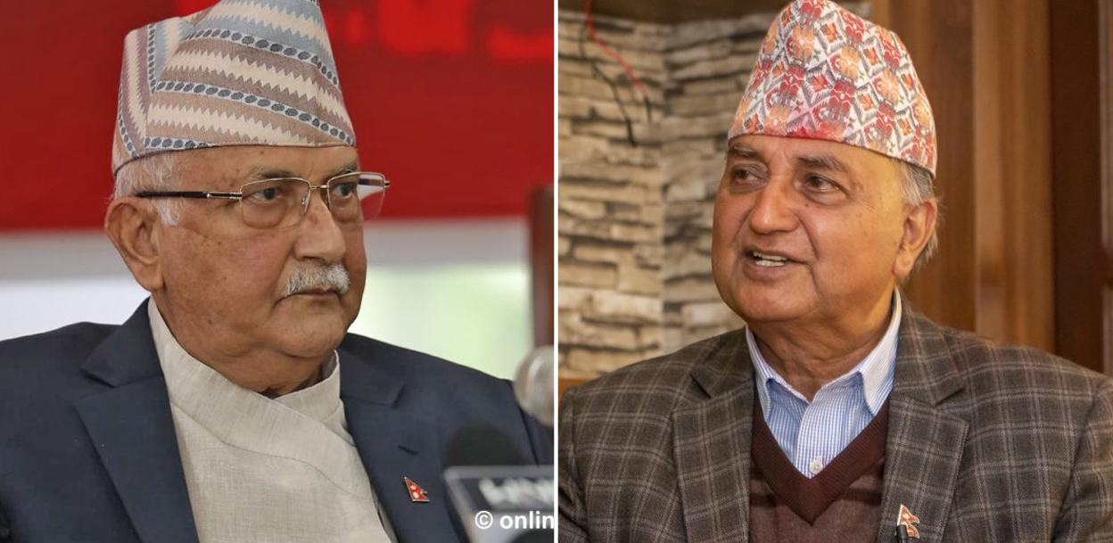 ओलीलाई भेट्न गुण्डु पुगे पोखरेलसहितका नेताहरू