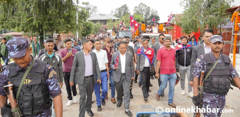 जेनजीको शवयात्रामा सहभागी भए कुलमान र ओमप्रकाश (तस्वीरहरू)