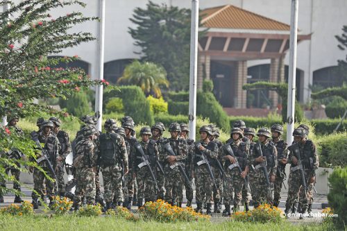संसद भवनको सुरक्षामा सेना