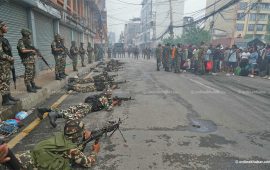 डिल्लीबजार कारागारबाट कैदी निस्किन थालेपछि यसरी रोक्यो सेनाले (तस्वीरहरु )