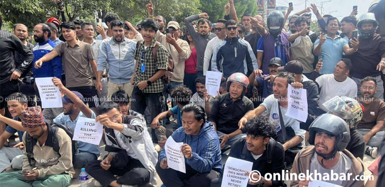 बानेश्वरमा जेनजी प्रदर्शनकारीले मागे प्रधानमन्त्रीको राजीनामा