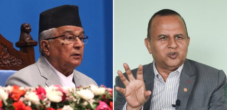 संविधानको मर्म अनुसार संवाद सुरु गर्न राष्ट्रपतिलाई एमालेको आग्रह
