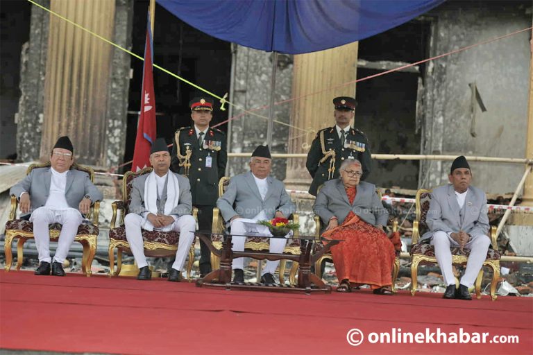 मन्त्रीहरूको शपथमा सभामुख र उपसभामुख अनुपस्थित