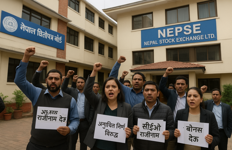सेबोन र नेप्सेमा भाँडभैलो : काम ठप्प, अध्यक्ष हटाउन दबाब
