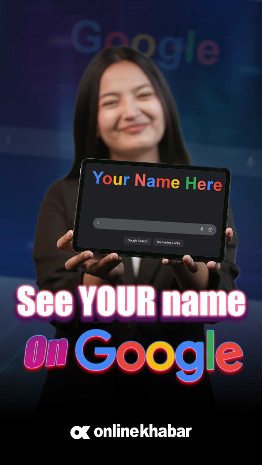 See your name on Google