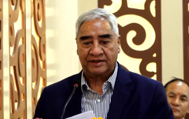 बालेनलाई देउवाको बधाई