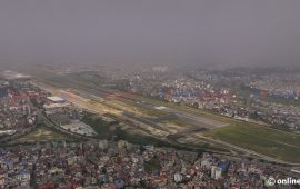 धावनमार्गको लाइटमा समस्या हुँदा भद्रगोल बन्यो काठमाडौं विमानस्थलको उडान