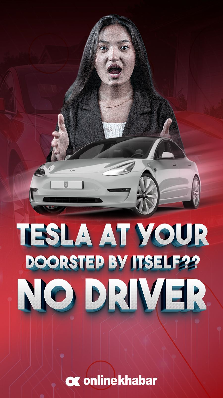 TESLA at your Doorstep by itself??