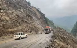 गुणस्तरीय निर्माण नहुँदा राजमार्गमा सधैं जोखिम