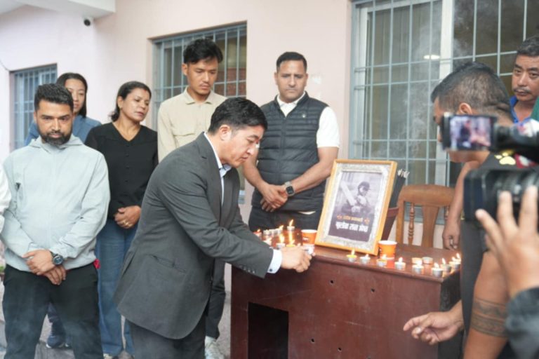 जेनजी आन्दोलनका क्रममा ज्यान गुमाएका क्रिकेटर सुलभप्रति श्रद्धाञ्जली अर्पण