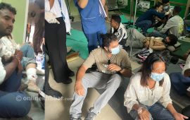 सिभिल अस्पतालमा ५० बढी घाइते, अश्रुग्यासले त्रासमा स्वास्थ्यकर्मी