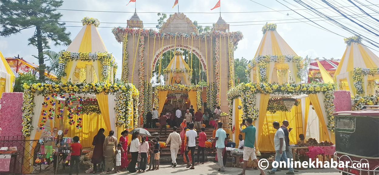 दुलही झैं सिंगारियो जनकपुरधामका  शक्तिपीठहरू (तस्वीरहरू)