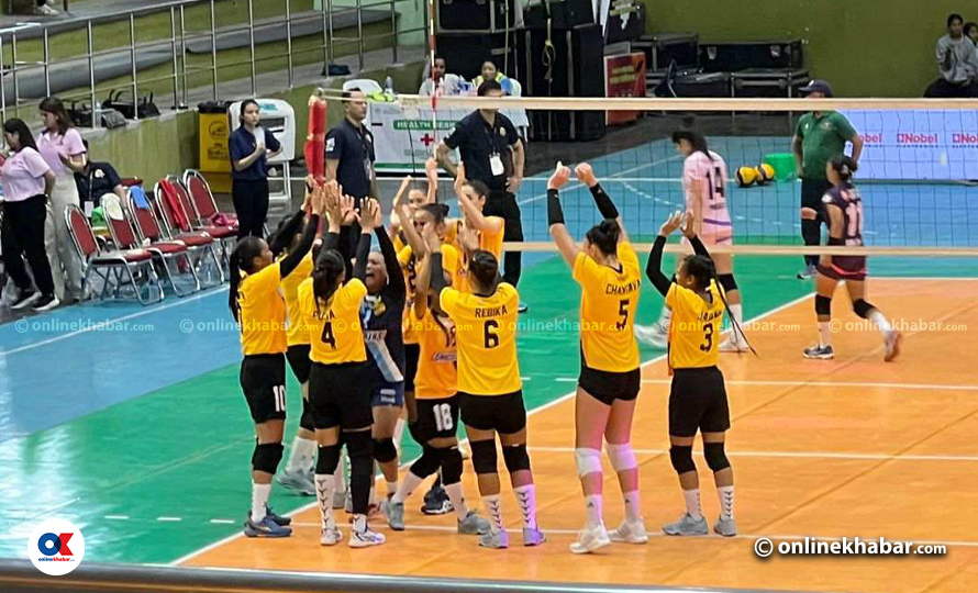 एभरेस्ट महिला भलिबल लिगमा कर्णाली यशविसको विजयी सुरुवात 