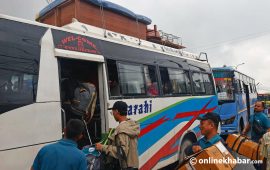 दशैं लाग्यो, २४ घण्टामा ५६ हजारले छाडे काठमाडौं उपत्यका