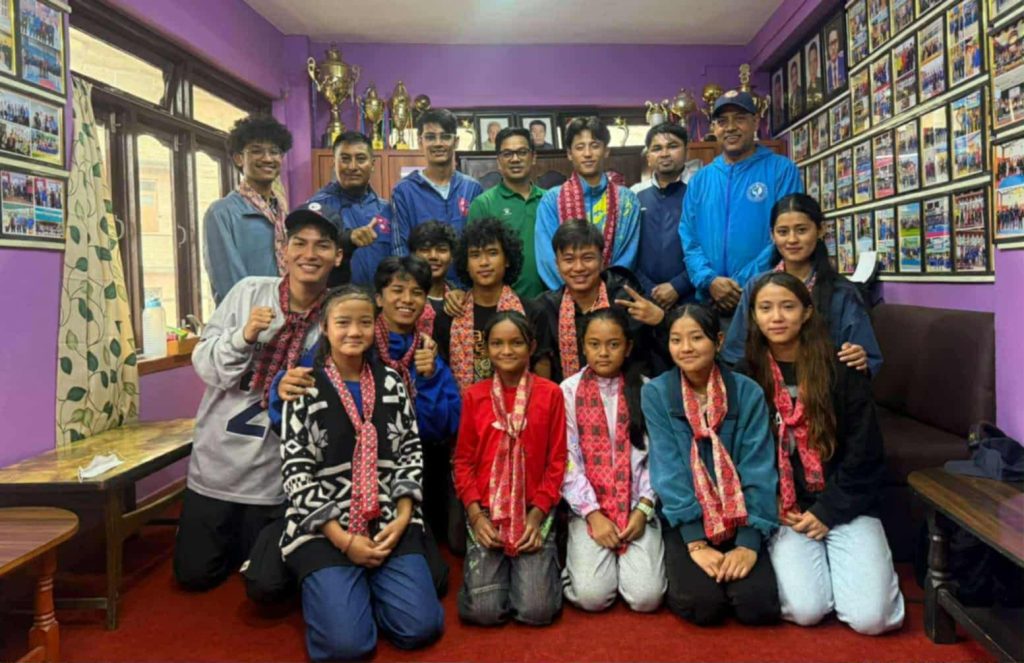 कपन टाइगर तेक्वान्दो टोली इन्डिया गट ट्यालेन्टमा सहभागी हुने