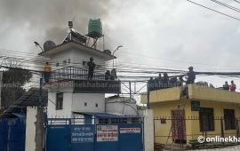 काभ्रे जिल्ला कारागारमा पनि आगजनी, सेना परिचालन