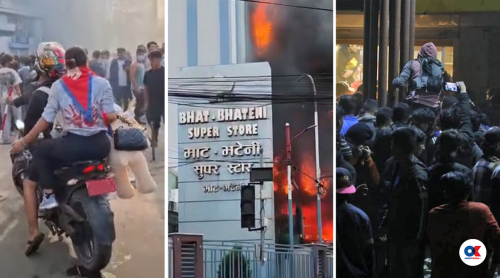 प्रदर्शन उग्र बनेपछि देखिन थाल्यो लुटपाटको शैली