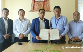 लुम्बिनी विकास कोष र लुम्बिनी केबलकारबीच सम्झौता