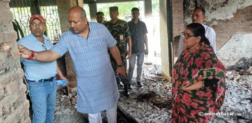 मधेश : प्रदेश प्रमुखसहित मुख्यमन्त्रीको टोलीद्वारा क्षति निरीक्षण