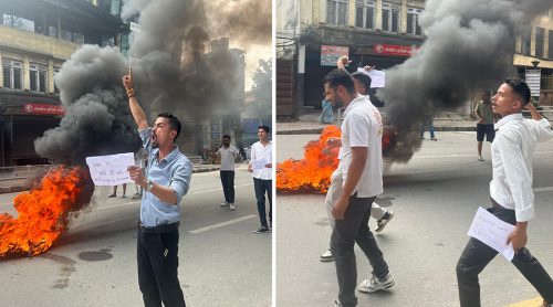 सरकारको दमनविरुद्ध नेविसंघ सडकमा