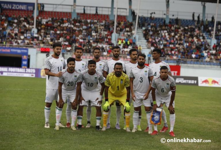 नेपालमा अवस्था प्रतिकूल बनेपछि स्वदेश फर्कँदै बंगलादेश फुटबल टोली