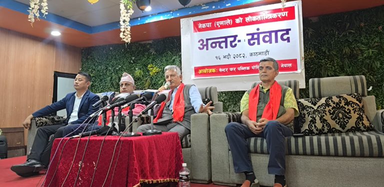 हेर्दै जानुस्, विद्या भण्डारीको सदस्यताबारे निर्णय सच्चाउने स्थिति बन्छ : उपाध्यक्ष पाण्डे