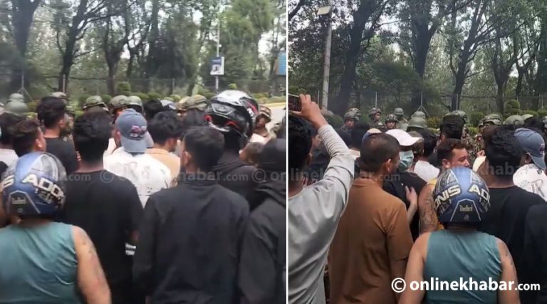 विमानस्थलको गेटमा पुगे जेनजी, ठूलो संख्या सेना परिचालन