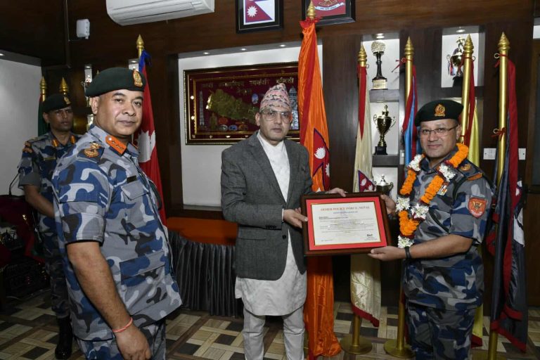 सशस्त्र प्रहरीका प्रवक्ता धौवजीको अवकाश