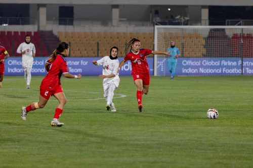 त्रिदेशिय महिला फुटबल : इरानसँग नेपाल ३-० ले पराजित