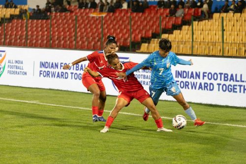 सावित्राको दुई गोलमा नेपालले भारतलाई हरायो