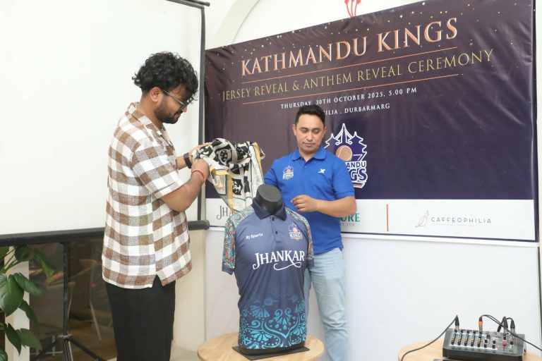 एनएसपीएल : काठमाडौं किंग्सको जर्सी र एन्थम सार्वजनिक