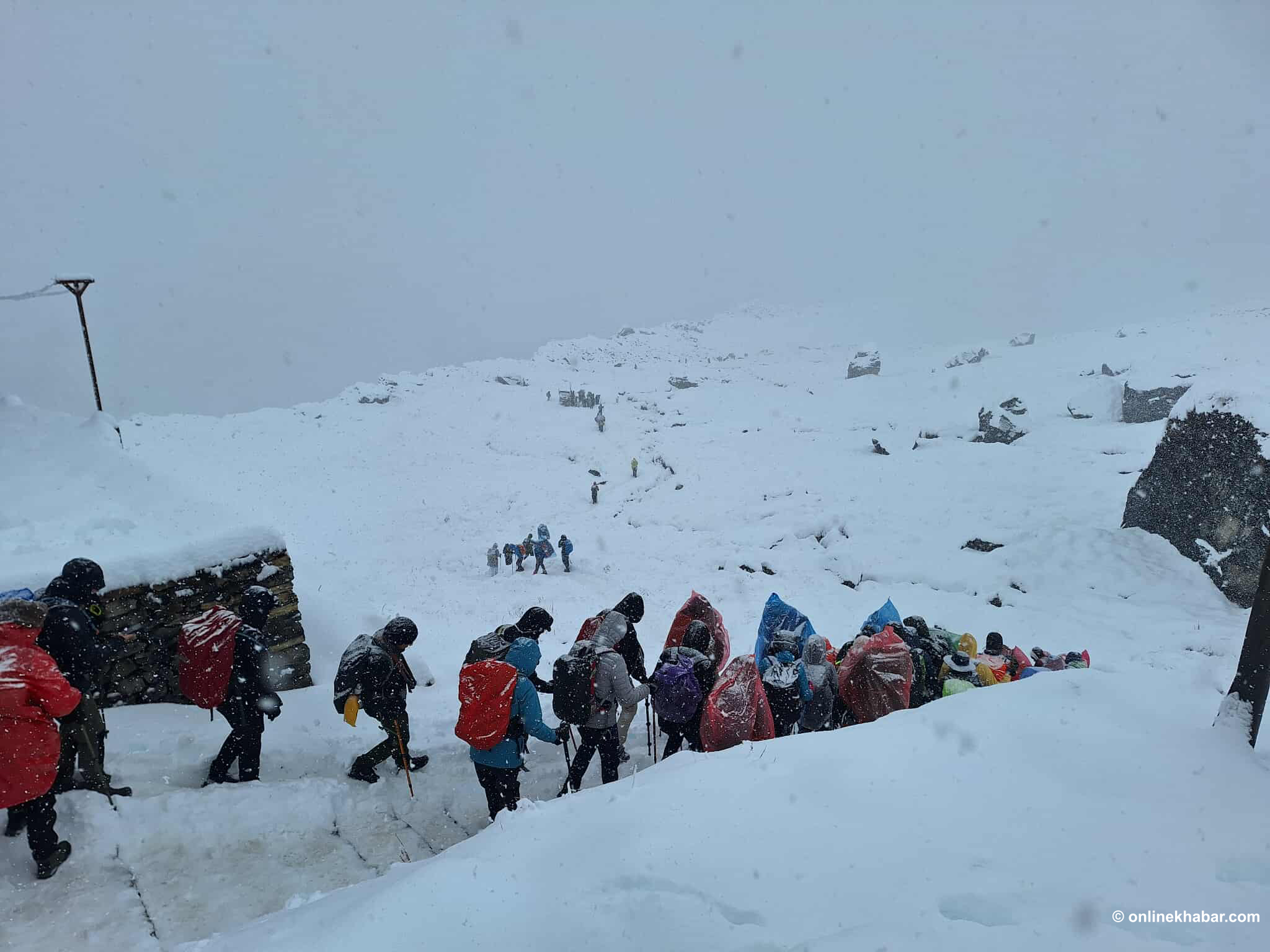 कास्की प्रशासनले भन्यो : मौसम सफा नभएसम्म पदयात्रामा नजानू