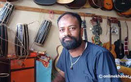 घाटा खाएरै मोफसलमा संगीत पसल थापिरहेका विकेश