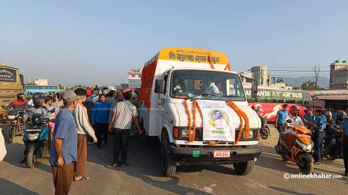 विपिनको शवयात्रामा इजरायली प्रतिनिधिसमेत सहभागी