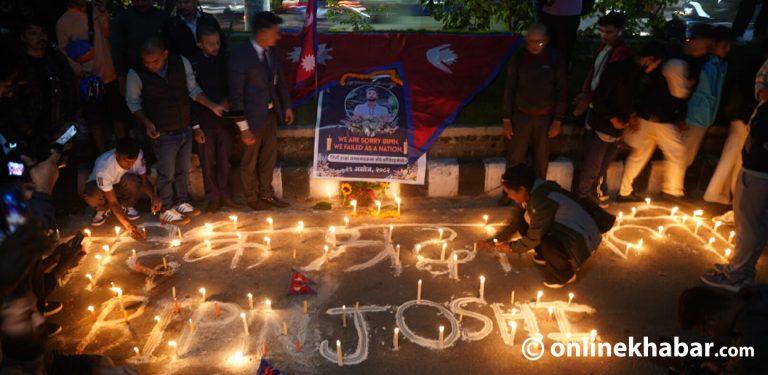 विपिनको सम्झनामा माइतीघरमा जेनजी युवाको दीप प्रज्वलन (तस्वीरहरू)