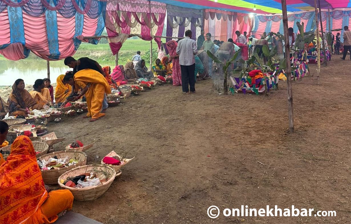 बाराको जुगुवामा छठको रौनक (तस्वीरहरू)