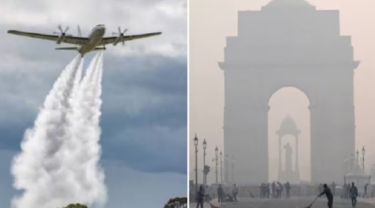 दिल्लीमा वायु प्रदूषण बढेपछि कृत्रिम वर्षा गराउन पहिलो पटक क्लाउड सिडिङ