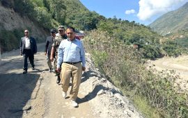 नवमीको दिन बीपी राजमार्ग निरीक्षणमा पुगे कुलमान