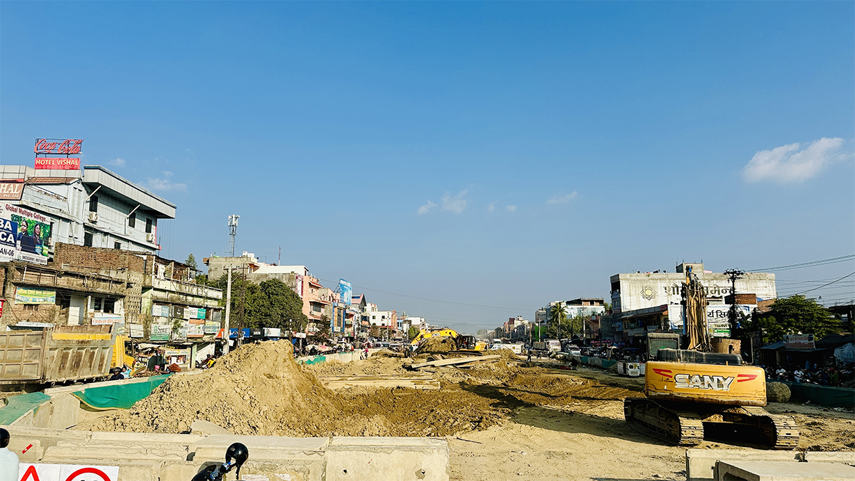 लहानमा रोकिएको ओभरपास निर्माण सुरू