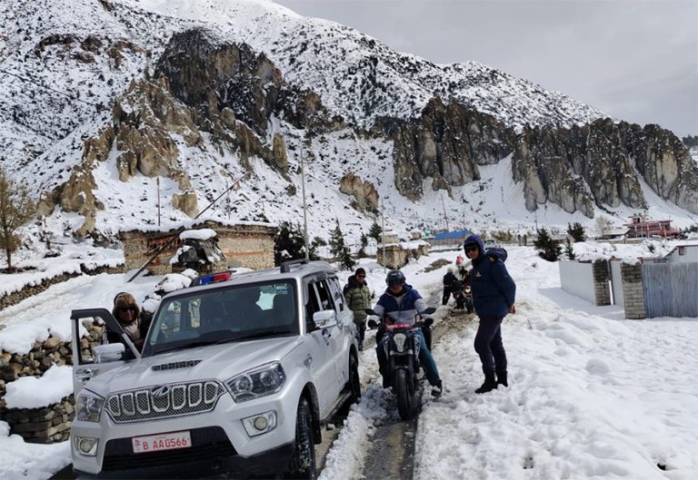 मौसम सुधार भएपछि सहज बन्दै मनाङको अवस्था