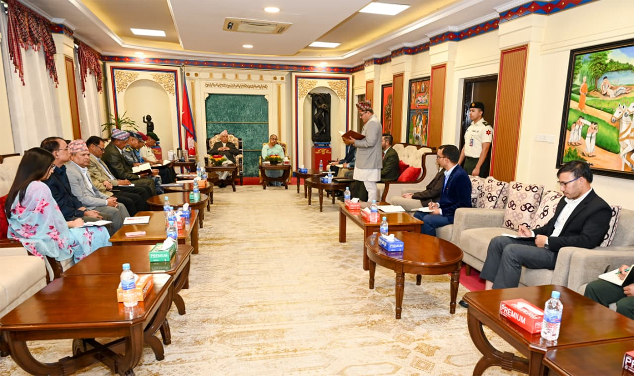 सरकारले थाल्यो निर्वाचनमुखी गतिविधि, आज सुरक्षा समितिको बैठक