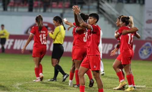 दोस्रो मैत्रीपूर्ण खेलमा भारतसँग खेल्दै नेपाल