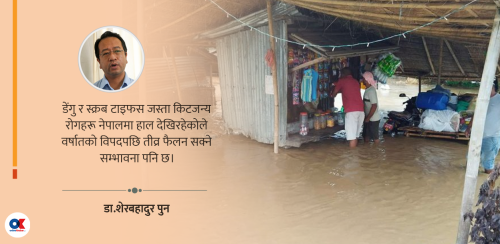 भारी वर्षापछिको स्वास्थ्य समस्या : अबको ३० दिन प्रकोपको उच्च जोखिम